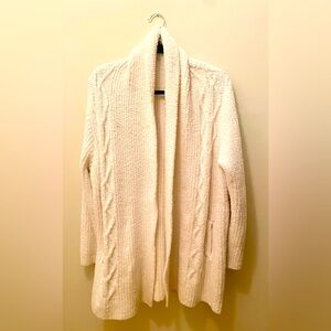 Barefoot dreams cream cardigan